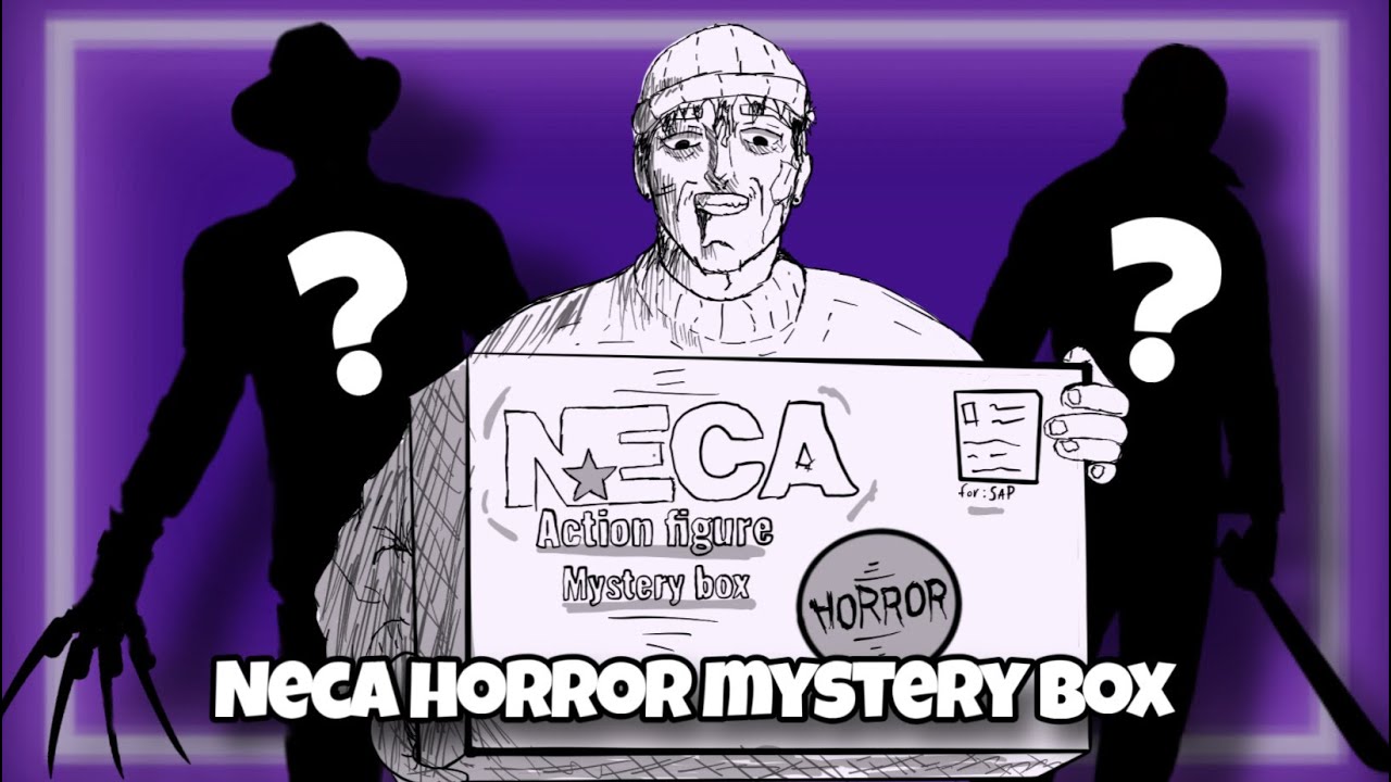 NECA Horror Mystery Box Review huge horror haul