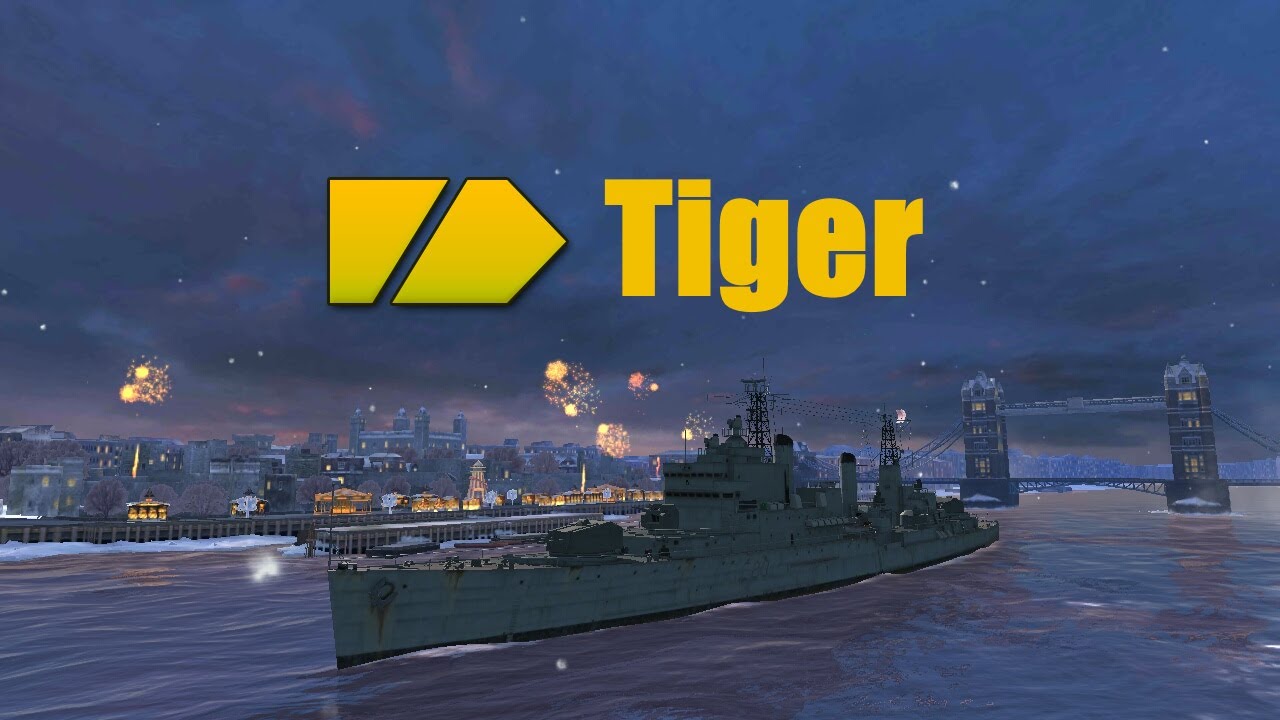 Tier 8 English cruiser Tiger with 4 152mm guns and 2.5 second reload time.stats