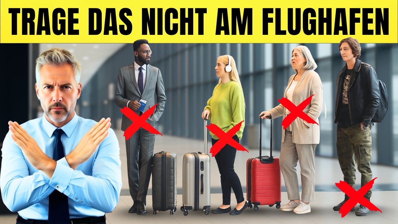 Trage DAS nicht am Flughafen – ein riesiger Fehler!