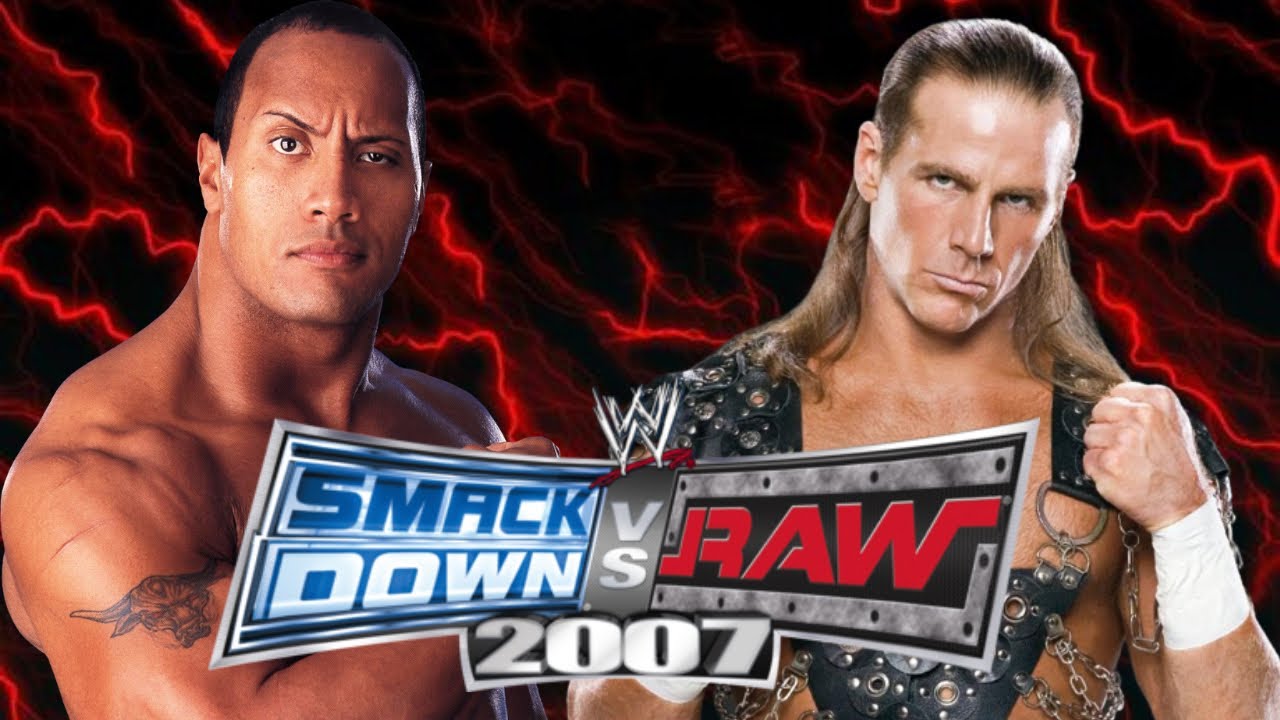 The Rock vs. Shawn Michaels - WWE SmackDown vs. Raw 2007 - Xbox 360