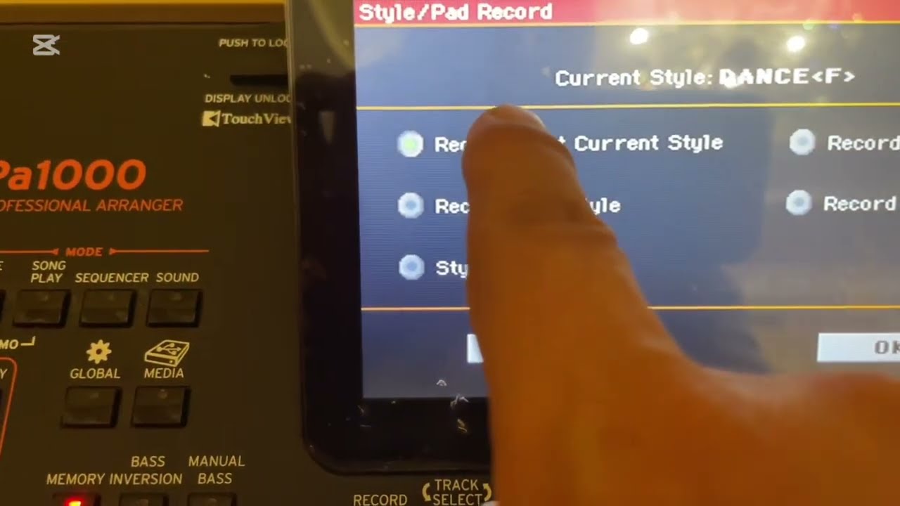 KORG pa 1000 Запись стиля 1 урок вариация