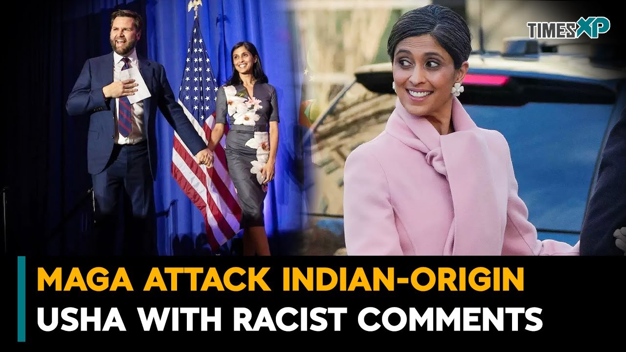 Indian Origin Usha Vance attacked by MAGA with Racist Comments