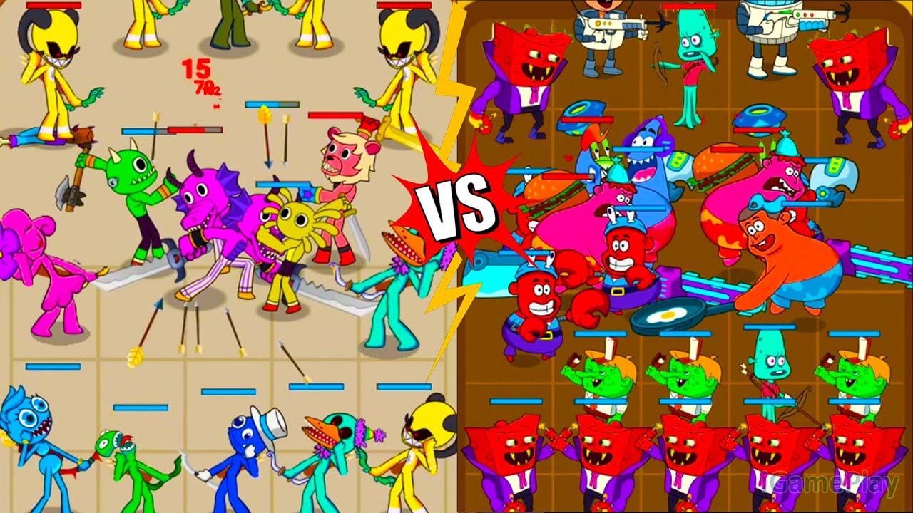 Merge Monster Friends Vs Merge Master Monster Battle, Merge Battle Gameplay
