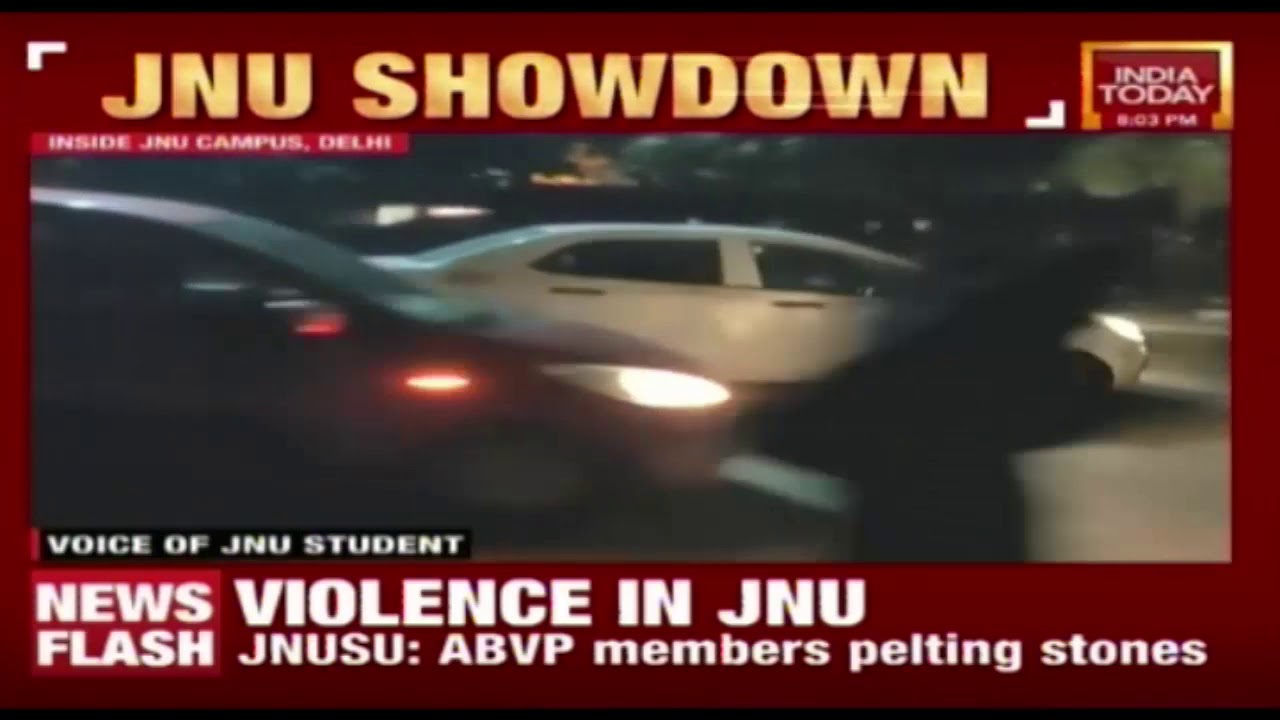 JNU Students Attacked, Hostels Vandalised By ABVP, Claims JNUSU