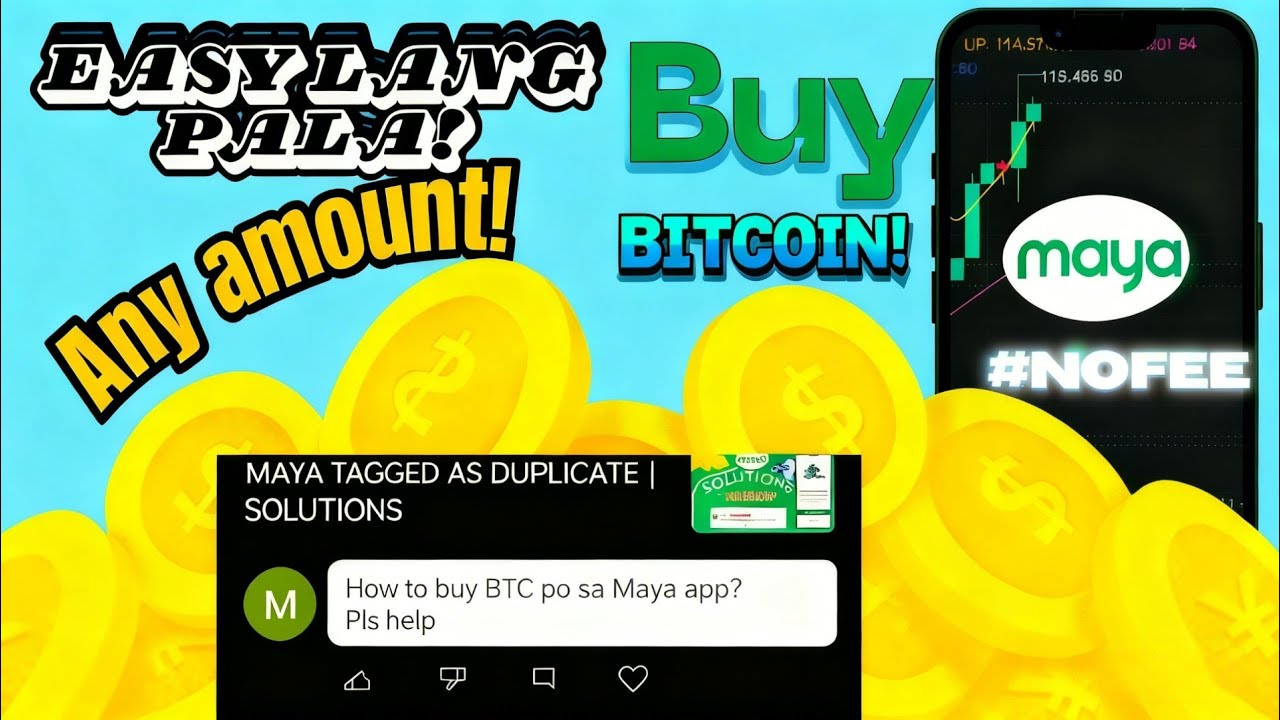 Paano bumili ng Bitcoin sa Maya App updated feature 