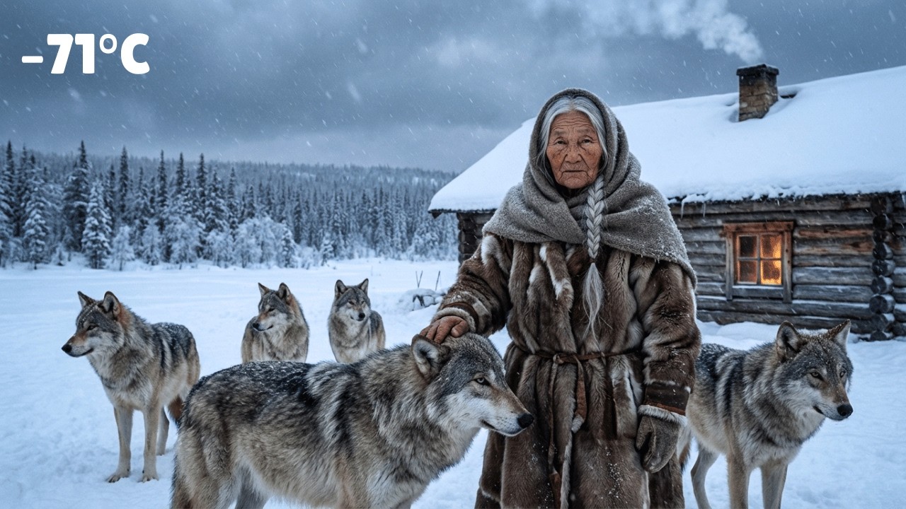 94 Year Old Widow Lives Alone With Pack Of Wolves In Remote Siberian Wilderness  Extreme Living 🐺❄️