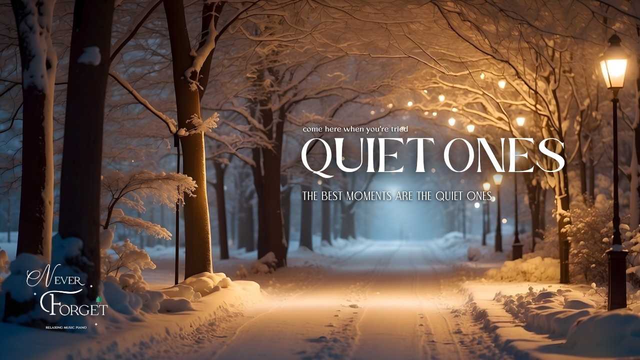 For the Nights You Stop Explaining 🌲☁️ Quiet Piano for the Quiet Ones | Soft Music for Overthinking