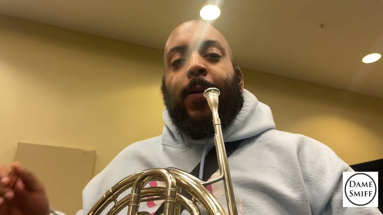 1970's Elkhart French Horn - Practicing Tones, Interval and Arpeggios | DameSmiff Productions