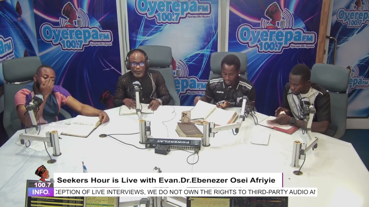 Seeker's Hour is Live with Evan Dr. Ebenezer Osei Afriyie || 06-12-2025