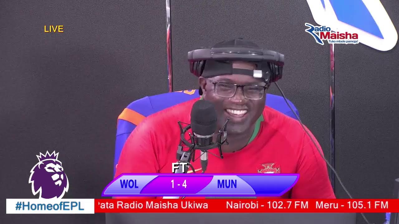 🔴LIVE:WOLVES VS MANCHESTER UNITED LIVE  NDANI YA RADIO MAISHA