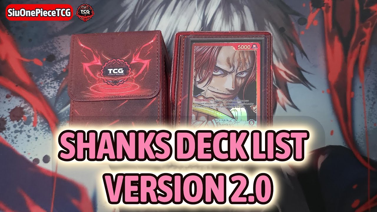 UPDATED PART 2 - 🔴 SHANKS DECK LIST OP12 - BEST DECK IN FORMAT?! 😎 #BDIF