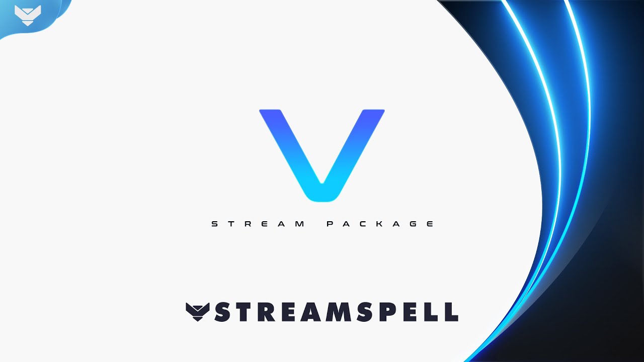 StreamSpell │ New Gen: V Stream Package │ Twitch Overlays for OBS Studio, Streamlabs
