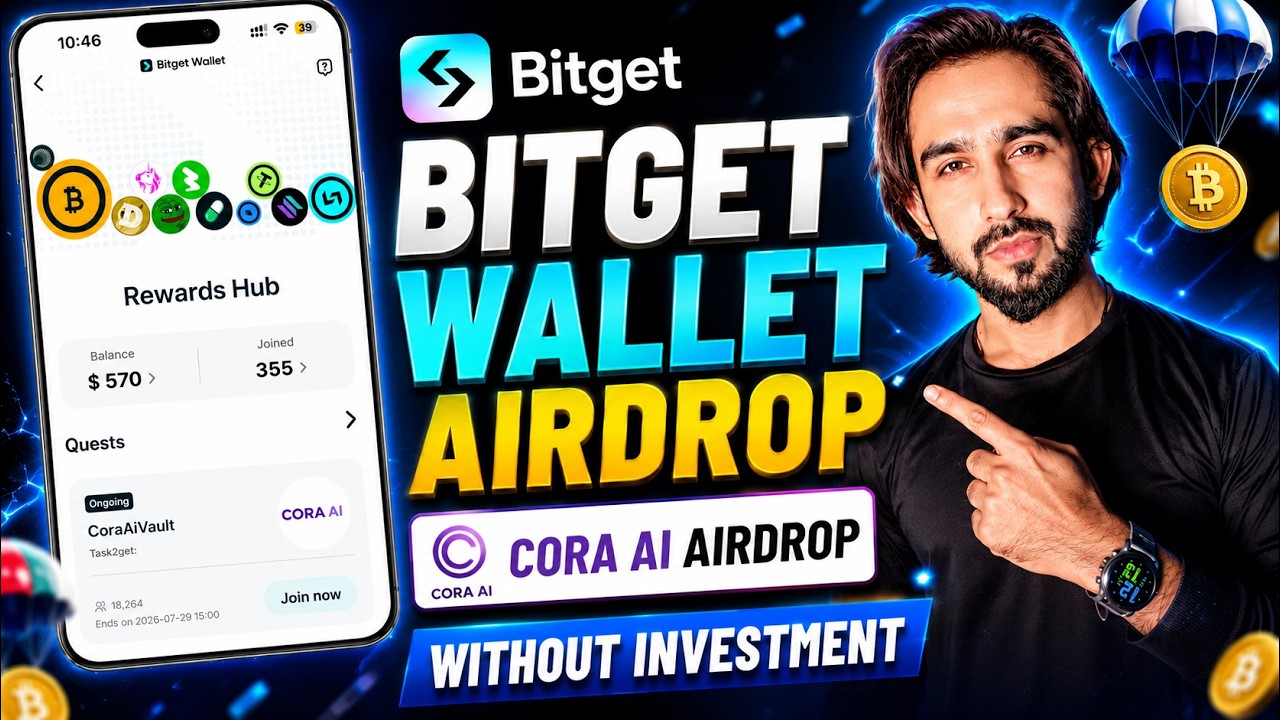 Bitget Wallet | FREE CORA AI Airdrop 2026 | Without Investment | Step-by-Step Guide