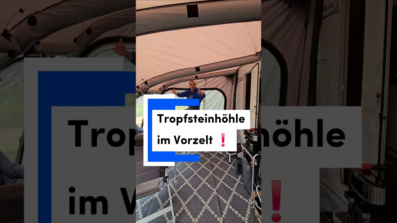 Tropfsteinh&ouml;hle im Vorzelt