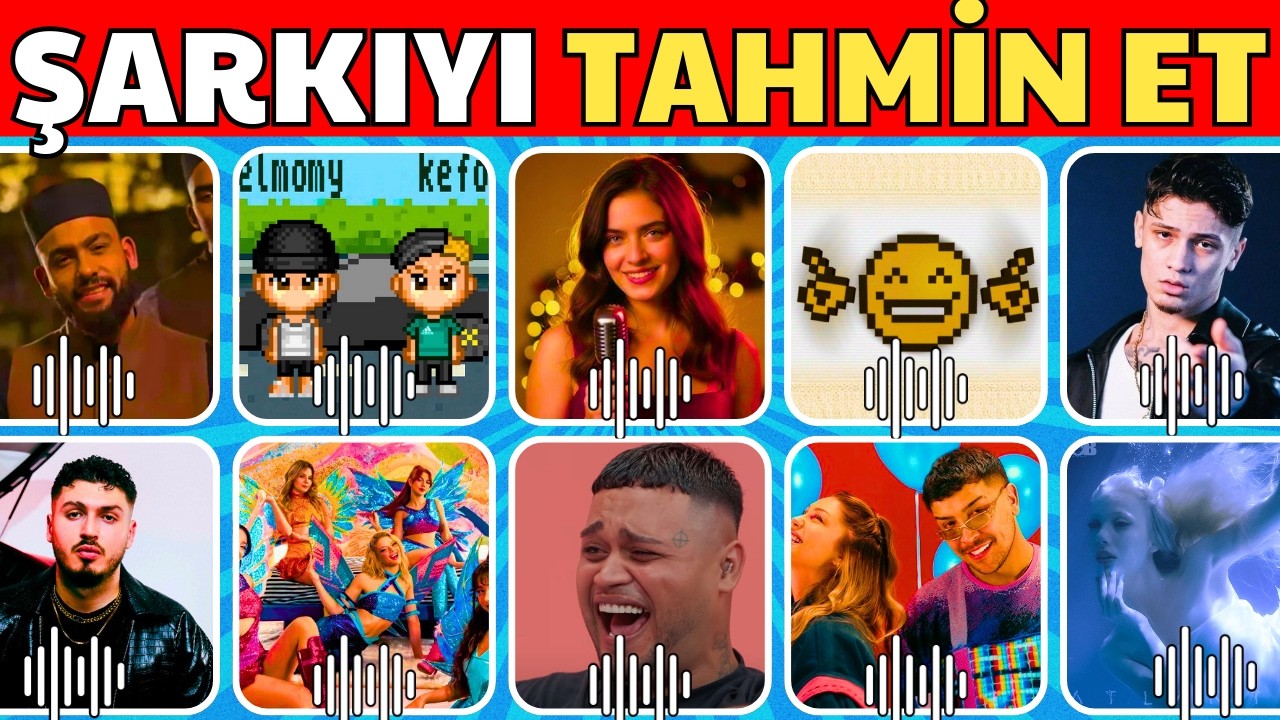 Emoji Ve Seslerden Şarkıyı Tahmin Et 🎤🔥 30 Yeni Soru | Türkçe Hitler 2026