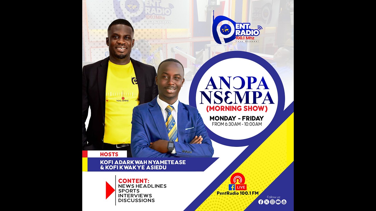 LIVE: Anopa Nsempa With Kofi Adarkwah Nyametease, 26 Feb. 2026.