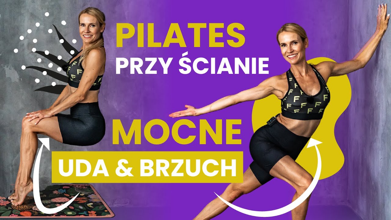 Pilates przy ścianie | Mocne uda i brzuch | #ŻelaznyWieczór #8 | Ola Żelazo