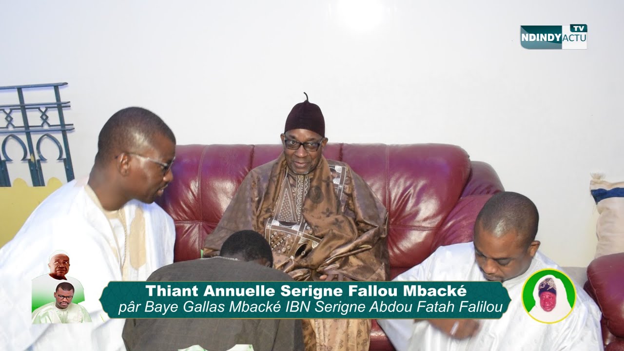 Arrive De Serigne Abdou Fatah Falilou Chez Son Fils Au Thiant Annuelle Serigne Fallou Mbacké 2021