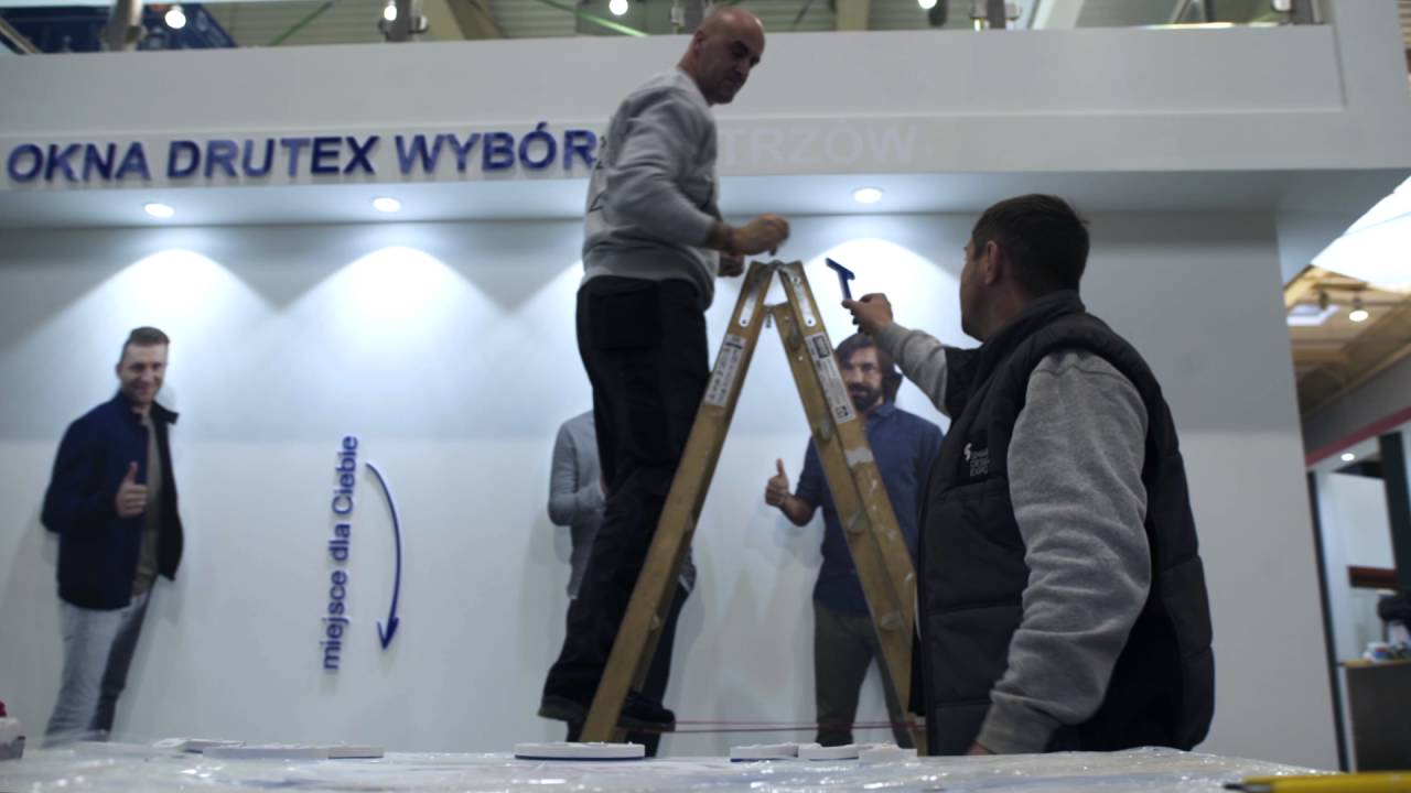 SMART DESIGN EXPO &ndash; Double deck stand for Drutex at Budma Fair 2016 in Poznan