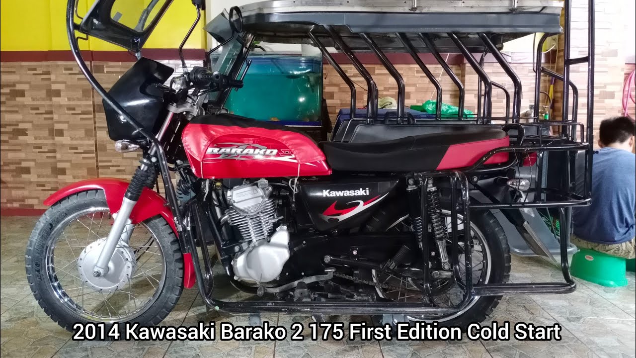 2014 Kawasaki Barako 2 175 First Edition Cold Start @marianobrothersmototv