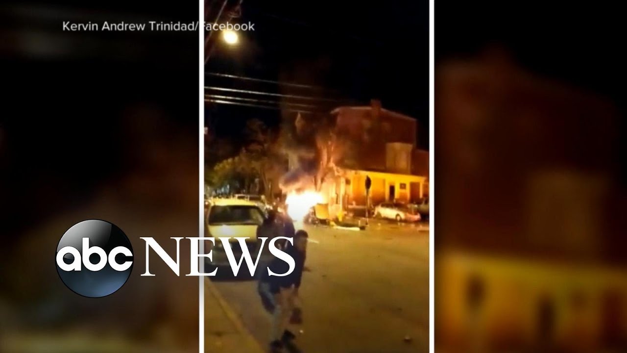 Investigation underway of car explosion caught on camera