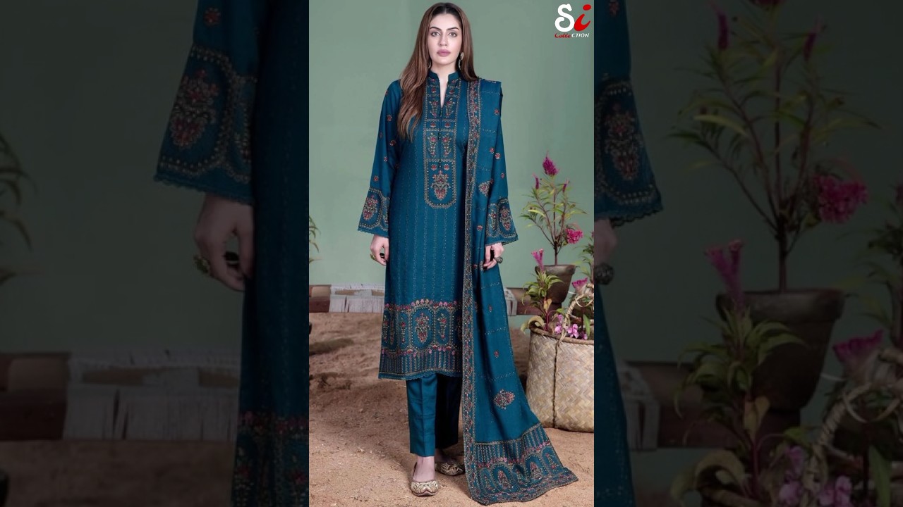 🥀 NEW ARRIVAL 🥀 NOOR-E-FAJAR WINTER COLLECTION ❄️ HEAVY EMBROIDERY DHANK SUIT | Si Collection