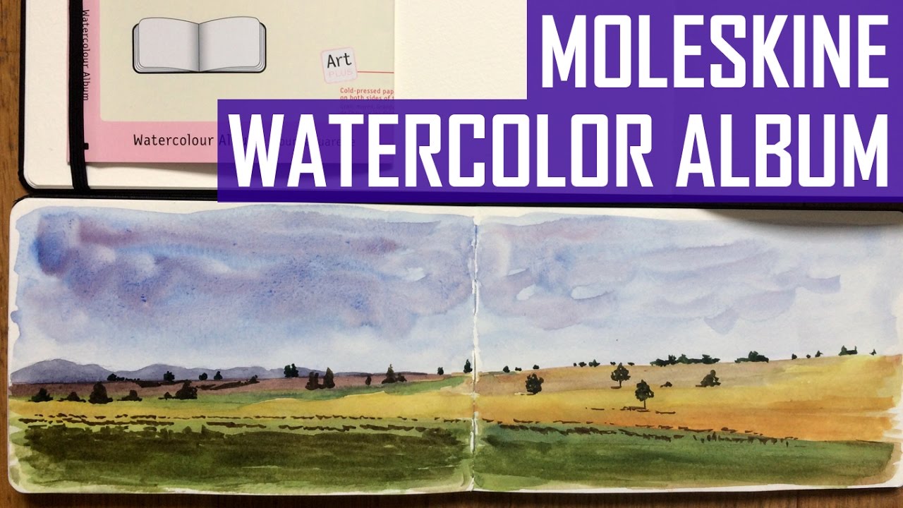 Moleskine Watercolor Album Review (Moleskine Sketchbook for Watercolor Painting)