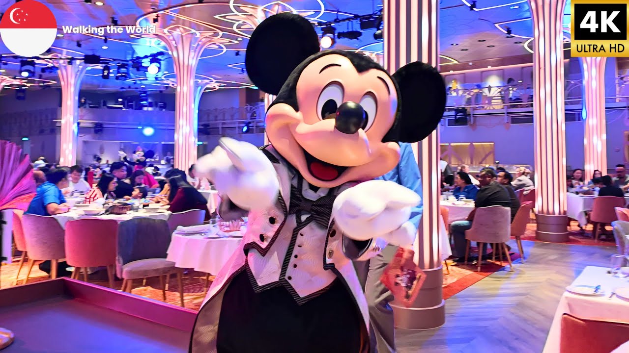NEW Disney Adventure Cruise Character Dining | Mickey & Friends LIVE at Hollywood Spotlight Club
