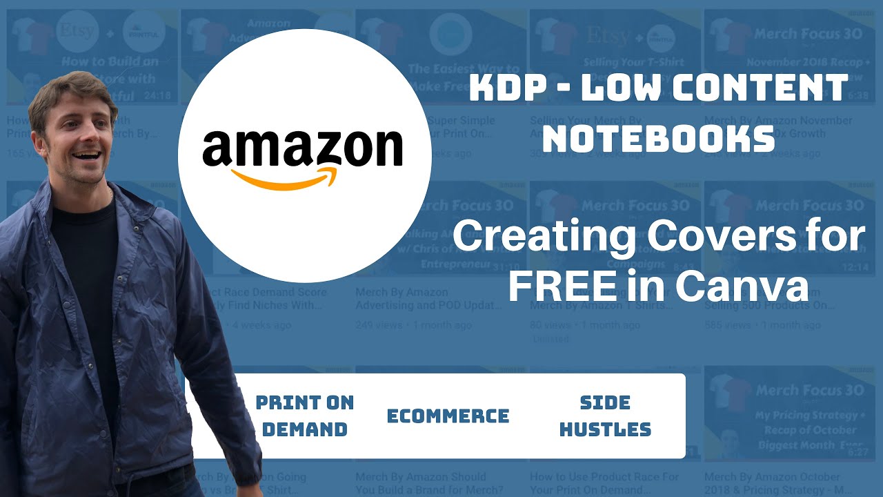 Creating Covers for KDP Low Content Notebooks the FREE Way With Canva