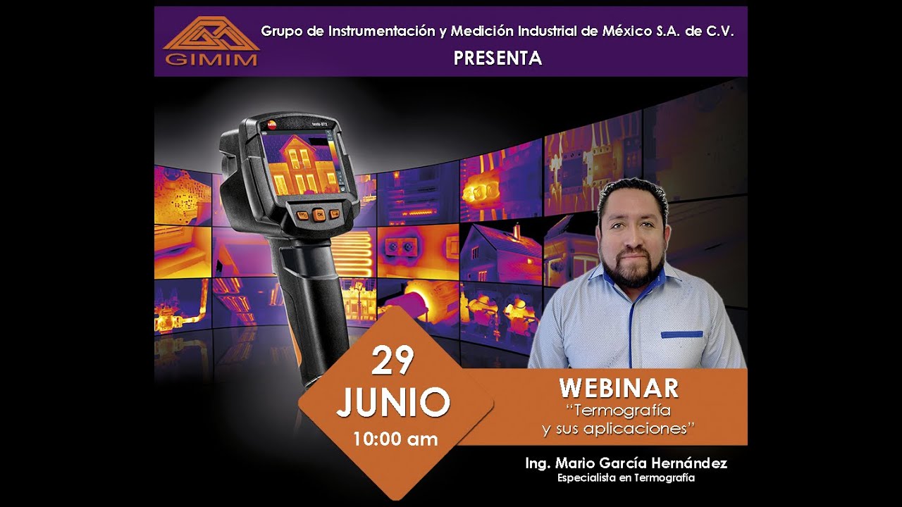 Webinar: Termograf&iacute;a y sus aplicaciones
