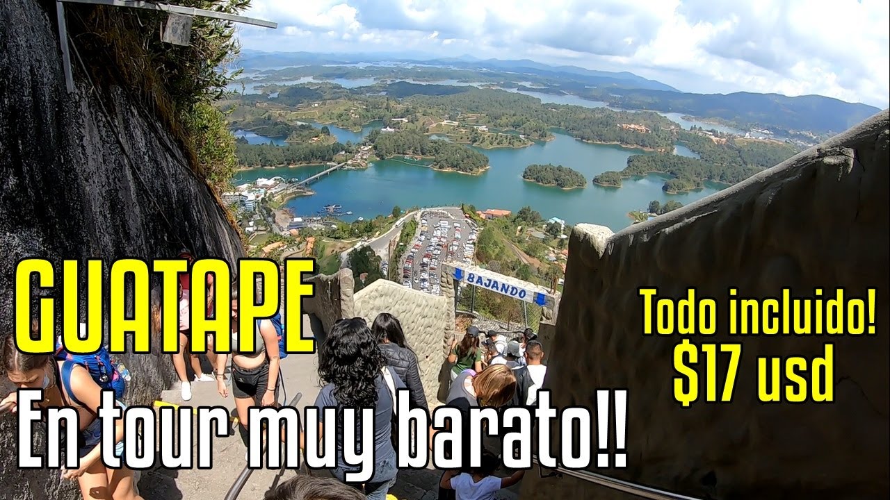PIEDRA DEL PEÑOL Y GUATAPE Con Bajo Presupuesto!!😱(Tour Todo Incluido!)