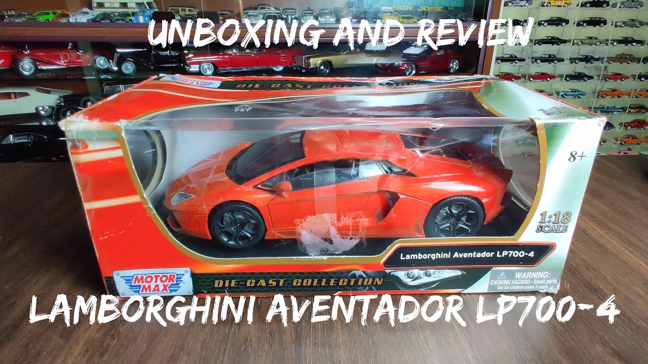 Unboxing & Review: Motormax 1:18 Lamborghini Aventador LP700-4