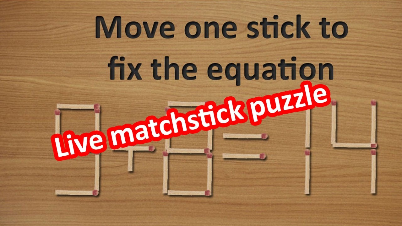 Genius Matchstick Puzzle Challenge | IQ Test | 99% fail #matchstickpuzzle #brainteaser