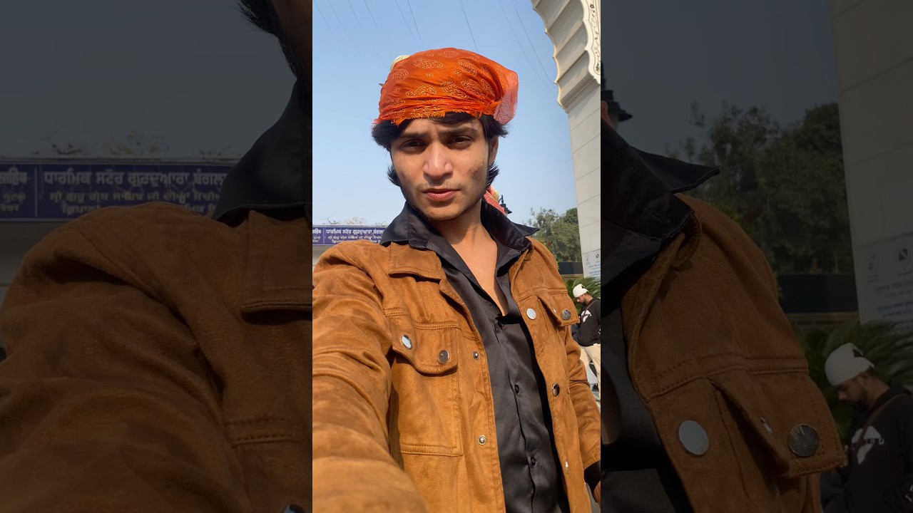 70 minivlog poch gaye gurudwara 🙏❤️ ​⁠@Riteshshuklavlog 