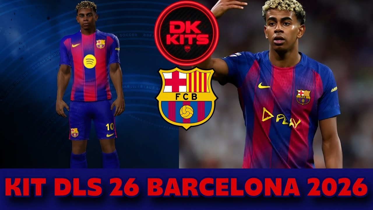 KIT DLS 26 BARCELONA 2026 (DREAM LEAGUE SOCCER) 