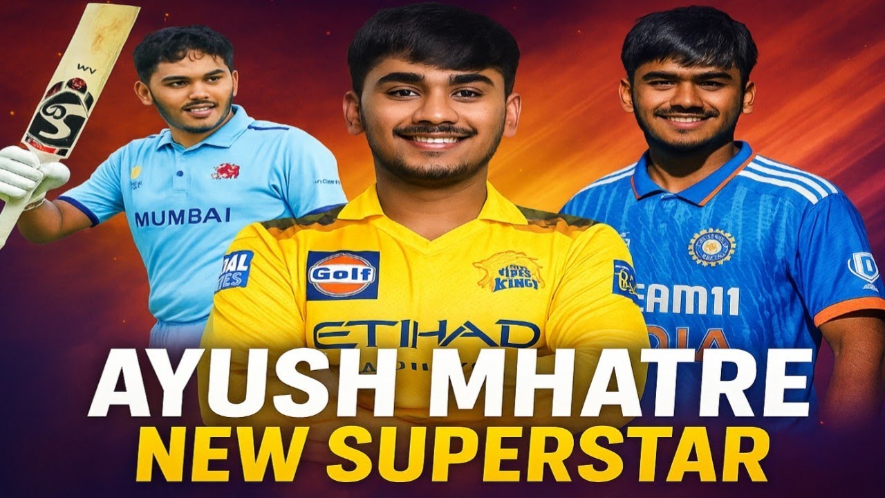 &ldquo;Ayush Mhatre Documentary | CSK Net Start to National Dream &ndash; The Rise of a New Star&rdquo;#csk#rcb#ayush