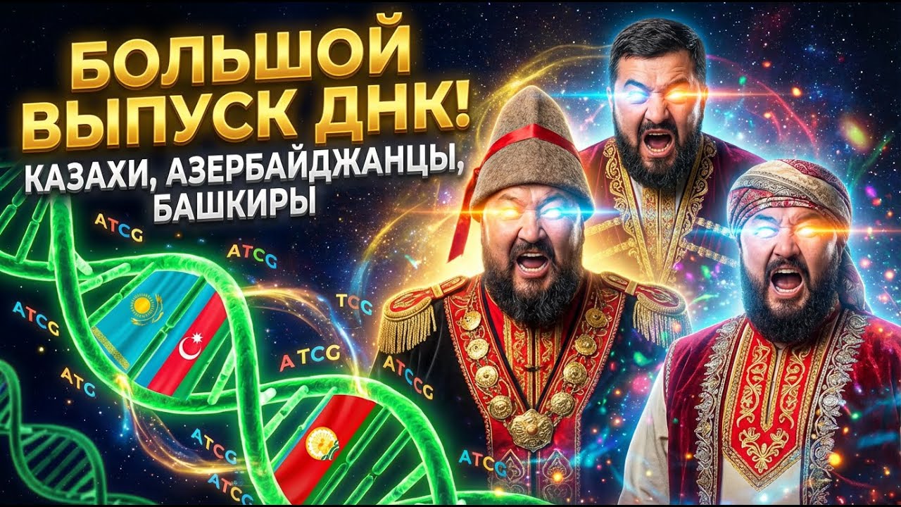 БОЛЬШОЕ генетическое исследование: казахи, азербайджанцы, башкиры. Тайна ДНК, которую несут единицы
