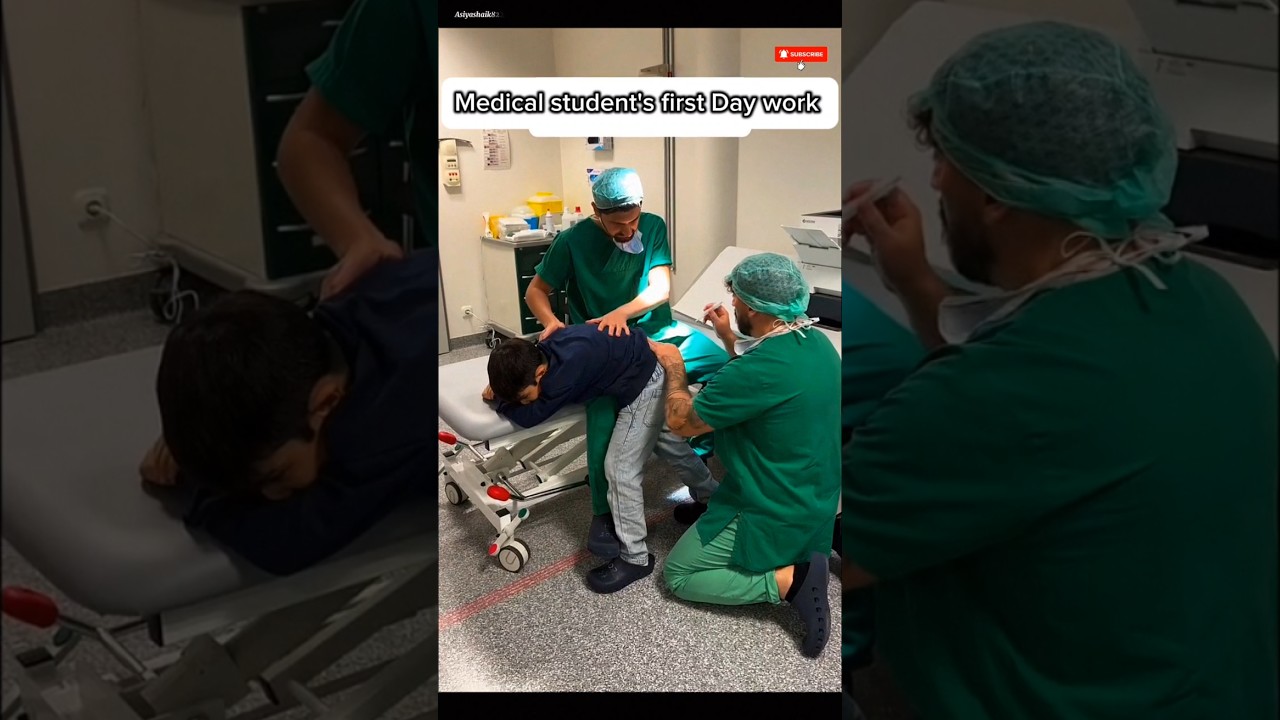 Medical student's first Day work 😱😱#motivation #trendingshorts #whatsappstatus