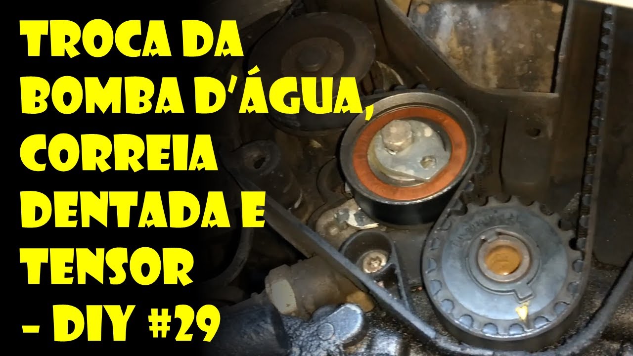 MANUTENÇÃO BÁSICA! VEJA COMO TROCAR BOMBA D’ÁGUA, CORREIA DENTADA E TENSOR!