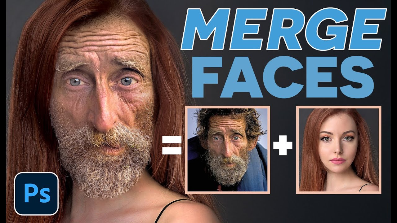 Photoshop Tutorial: Merge Two Faces Seamlessly with Auto-Blend