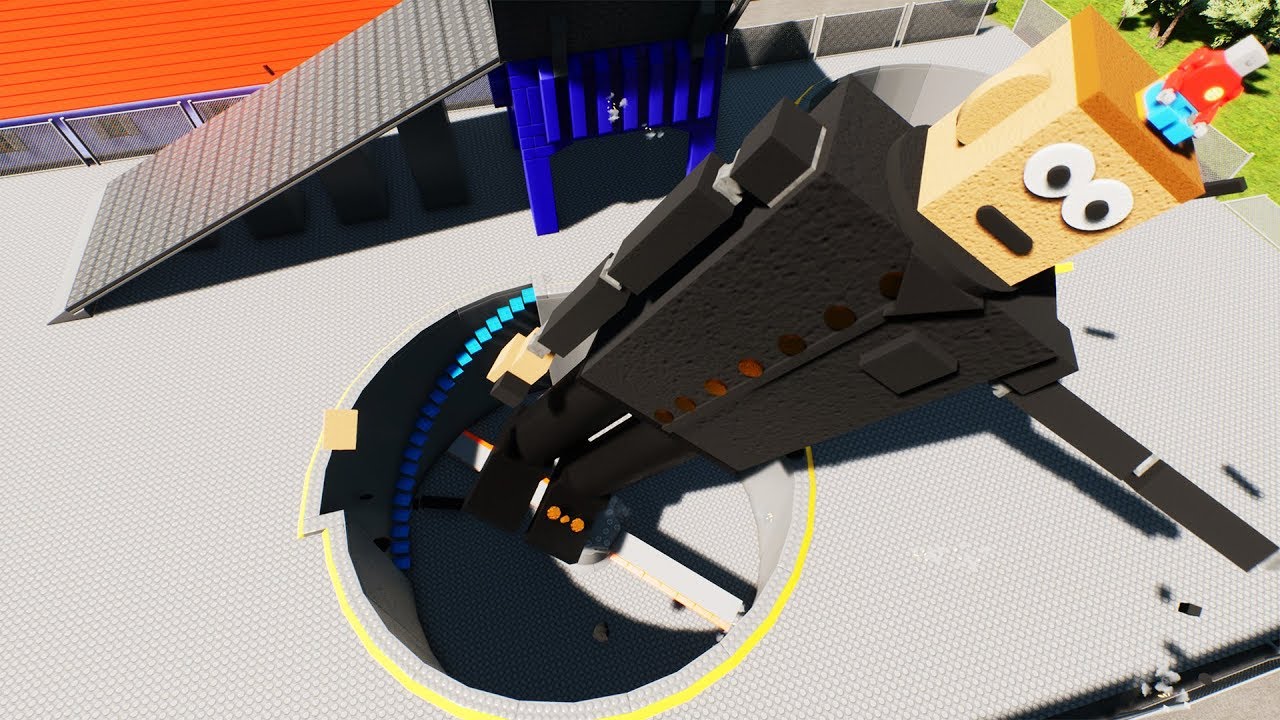 Ragdolls Falls Into Shredding Pit | Brick Rigs