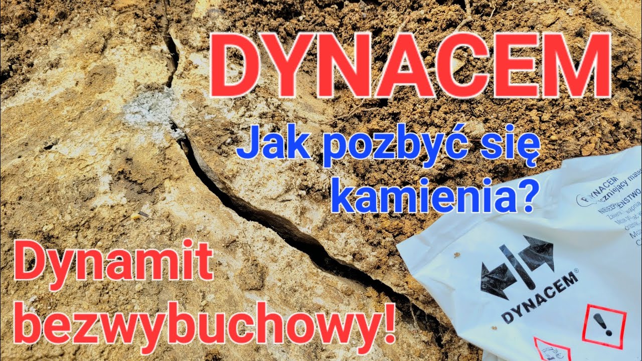 DYNACEM - Dynamit bezwybuchowy w proszku! Jak Pozbyć się kamienia lub skruszyć mur? - Fox Garden