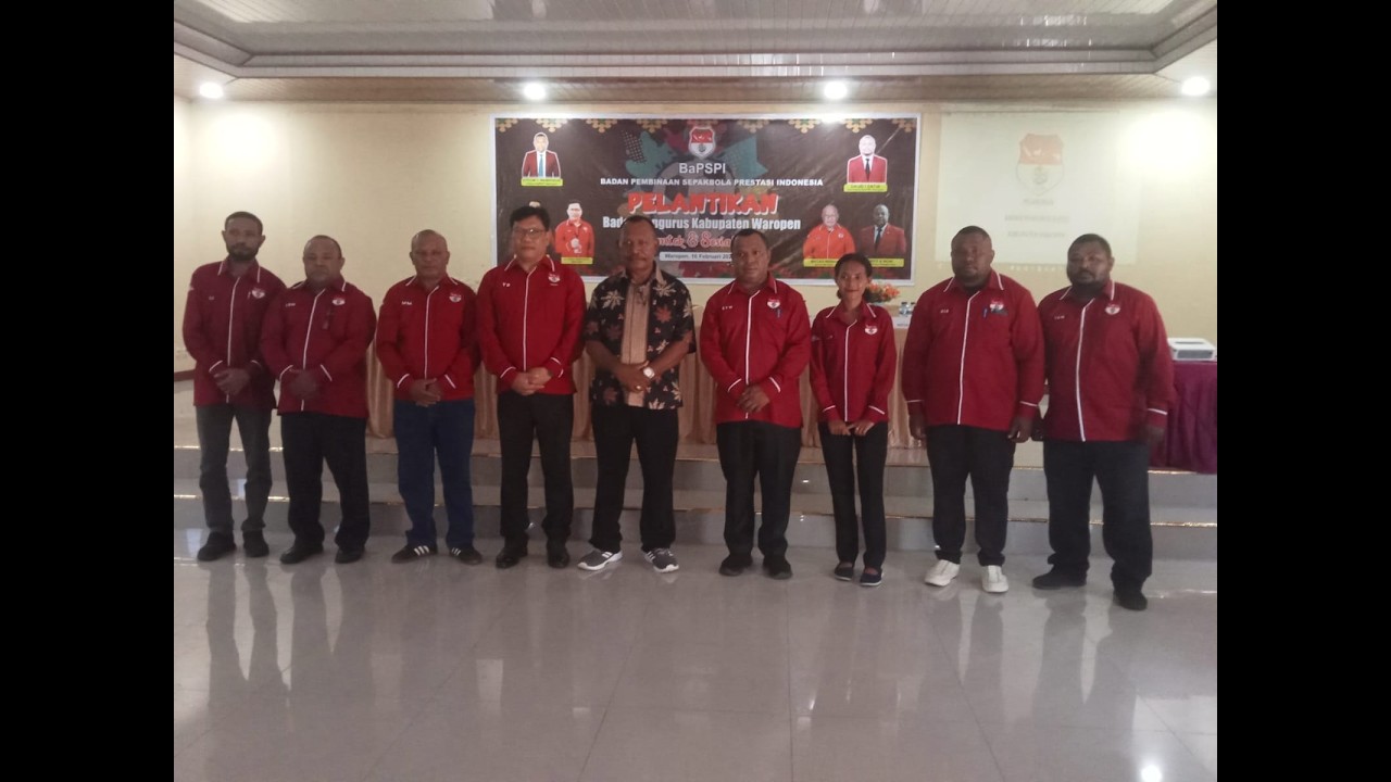 BAPSPI WAROPEN DILANTIK, SAIRERI BANGKIT BERSATU