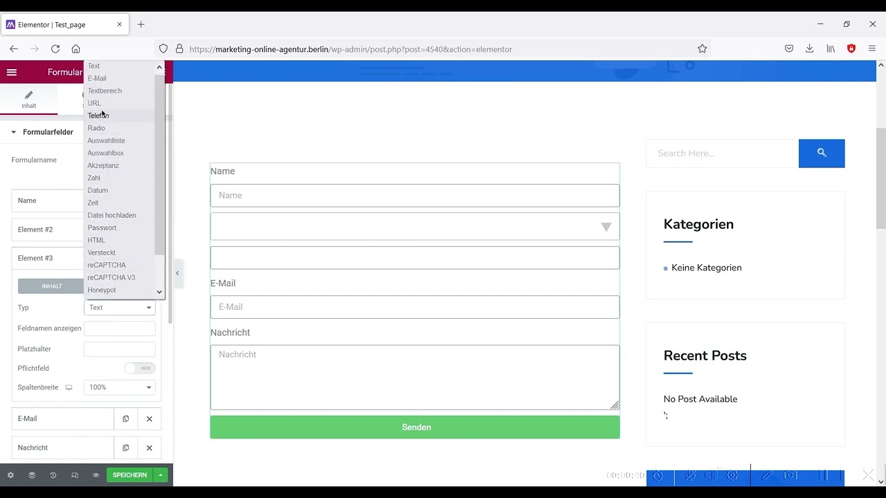 Now to add Country Code Selector for Elementor Form Widget