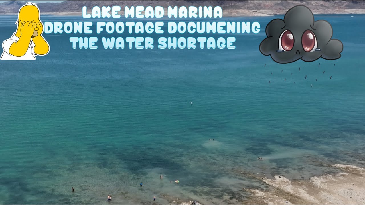 Lake Mead Marina Drone Footage of Govt Wash Echo Bay Callville Bay #lakemead #watershortage #drought