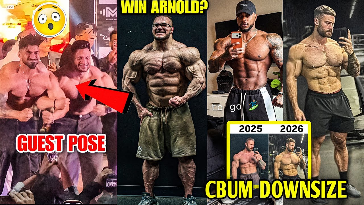 Amit & Manoj From Mr India 2026, Nick Walker Aesthetic. CBUM Downsized? Brandon Handrickson Update 