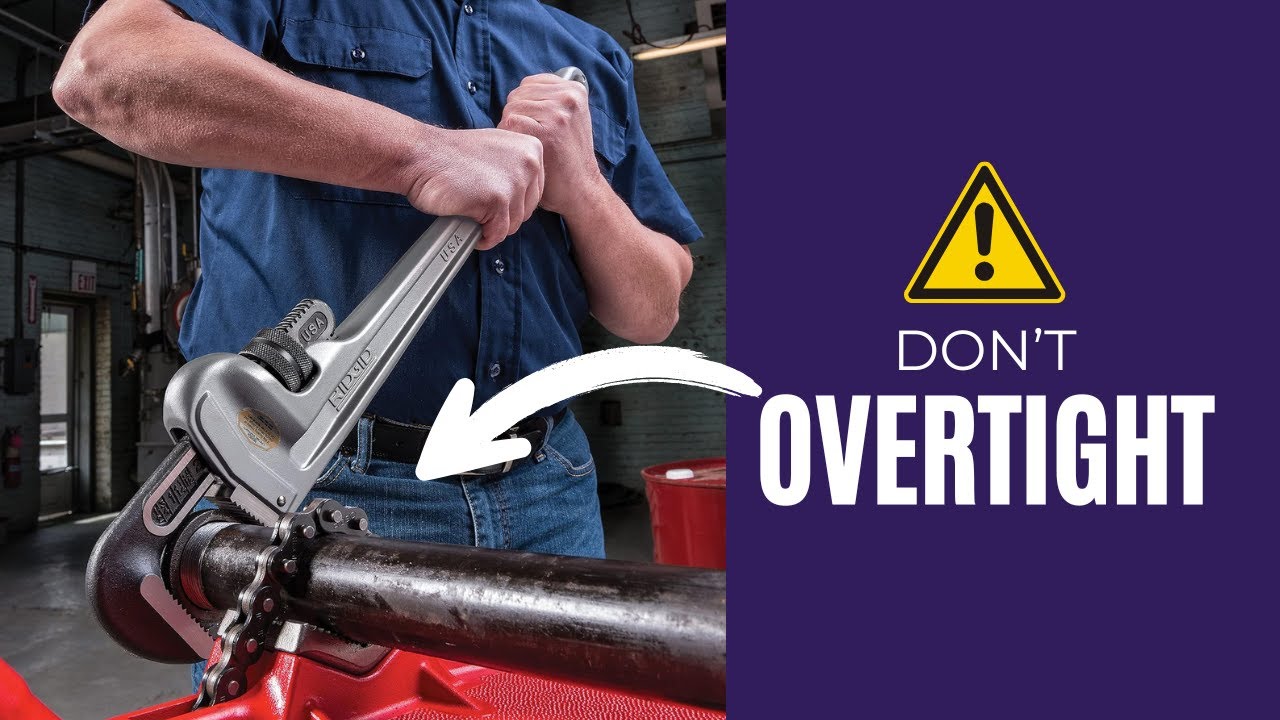 Why Overtightening with a Pipe Wrench Is Dangerous ⚠️ | Must-Watch Safety Tips