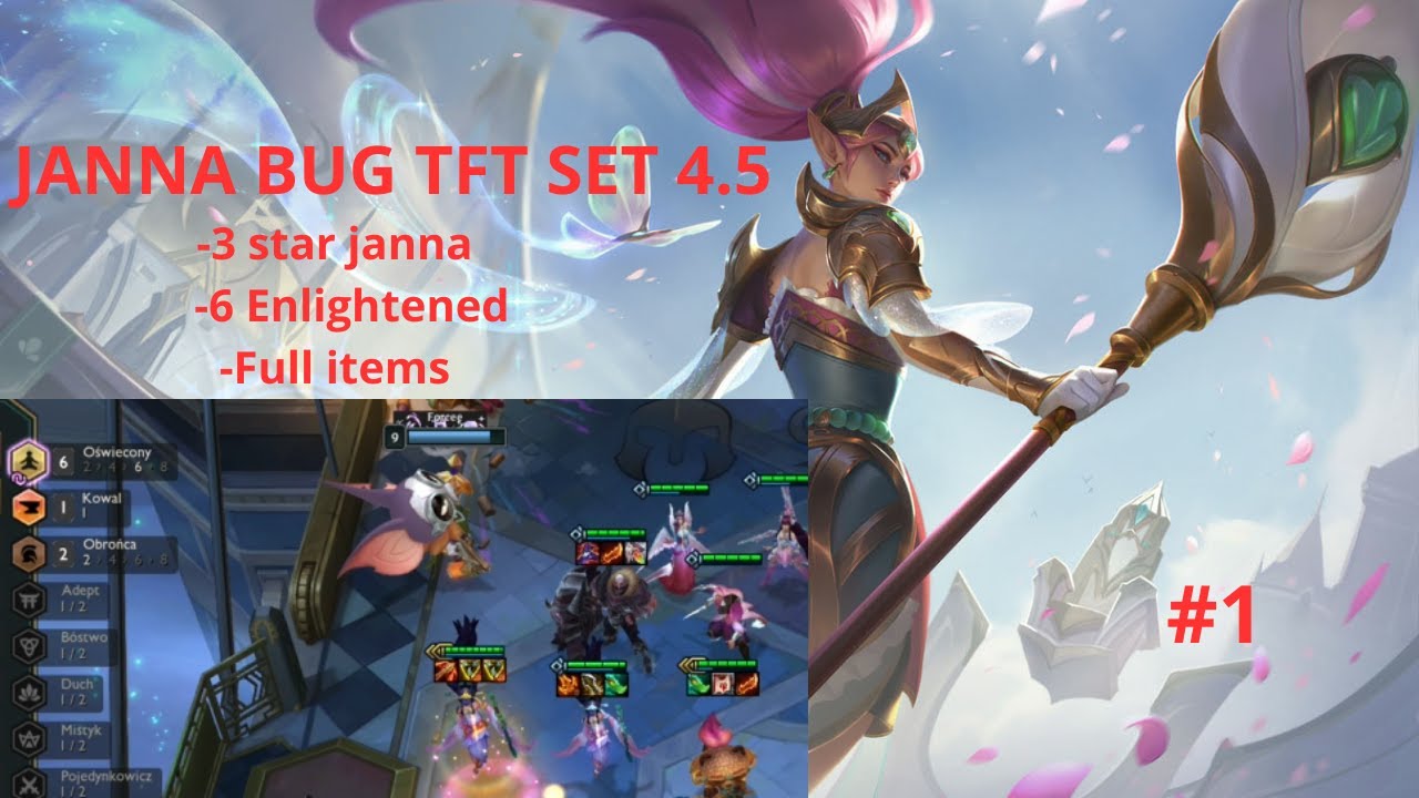 2500% AD Best Janna buff tft set 4.5 (bug) #1