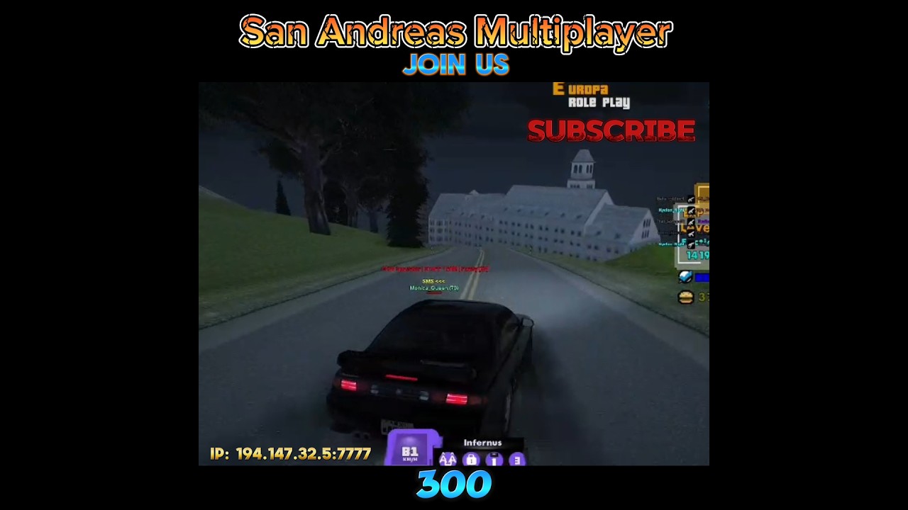 GTA San Andreas Multiplayer, лучший сервер SAMP более 7000 игроков на нашем сервере