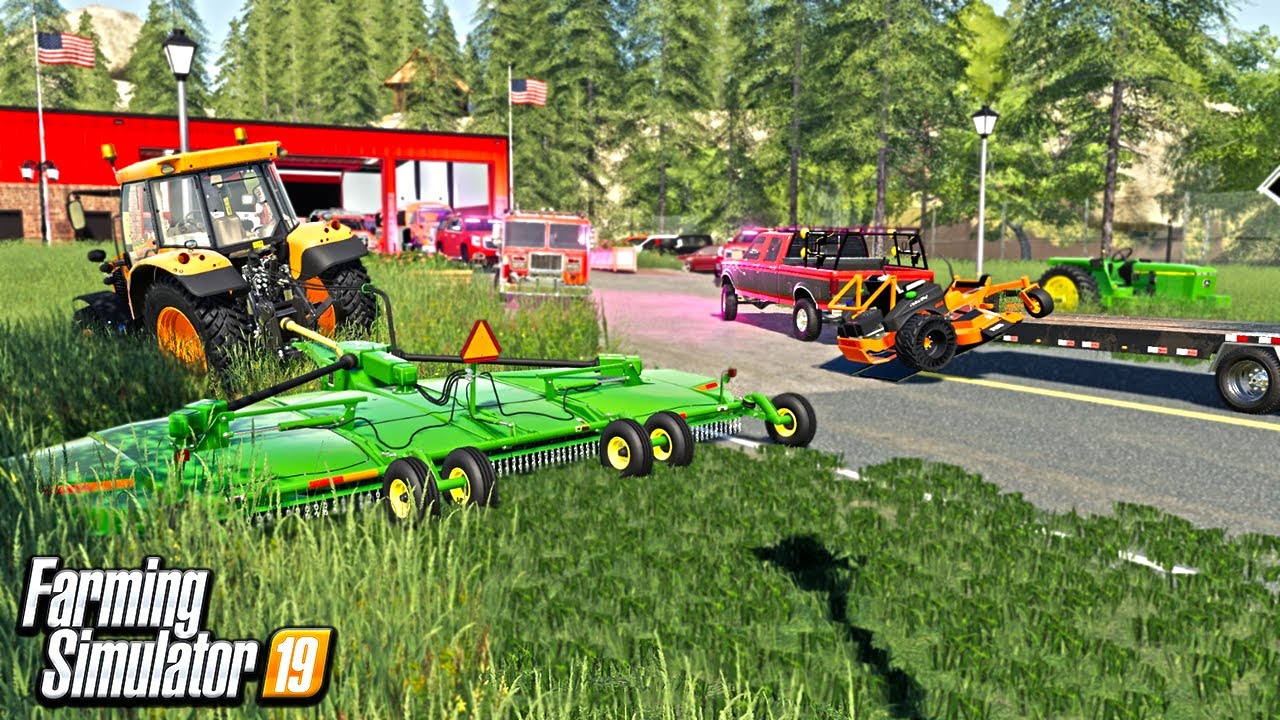 NEW EQUIPMENT FOR A HUGE JOB | OVER GROWN (KUBOTA, JOHN DEERE) FARMING SIMULATOR 19